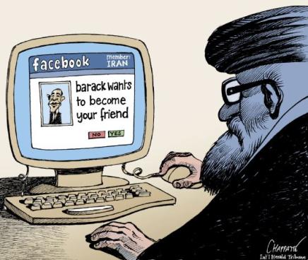l'Iran, Facebook et Obama